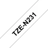 Brother TZe-N231 - Svart på vitt - Rulle (1,2 cm x 8 m) 1