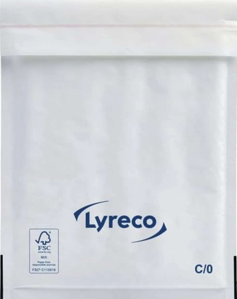 Bubbelpåse LYRECO 150x210mm vit 100/fp