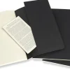 Cahier Journal Dotted Large Svart 3-Pack