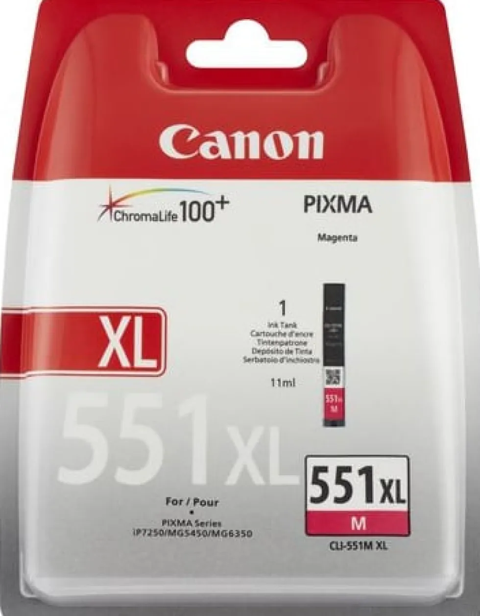 Canon CLI-551M XL - Lång livslängd - magenta