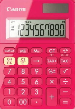Canon LS-100KB pocket calc. pink