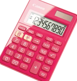 Canon LS-100KB pocket calc. pink