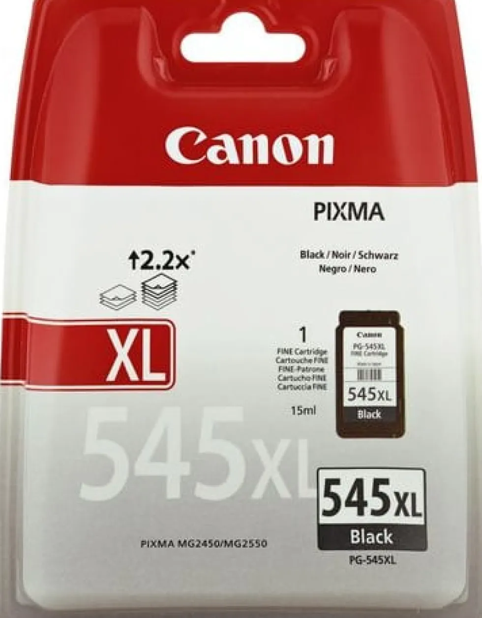 Canon PG-545XL - 15 ml - Lång livslängd - svart