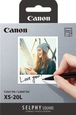Canon XS-20L Colour Ink + Paper Set for 20 prints