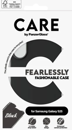 CARE Fashionable Case Black Galaxy S25
