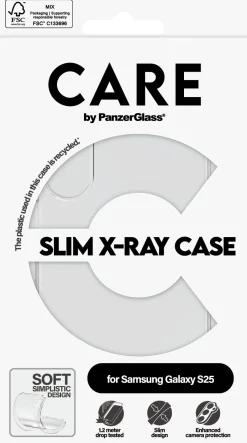 CARE Fashionable Case TRNSP X-Ray Soft Basic Galaxy S25