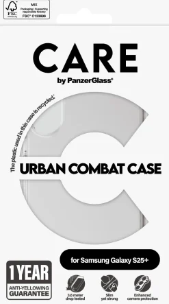 CARE Flagship Case TRNSP Urban Combat Clear Galaxy S25+