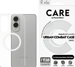 CARE Flagship Case T Urban w. White Qi Samsung S25 Edge