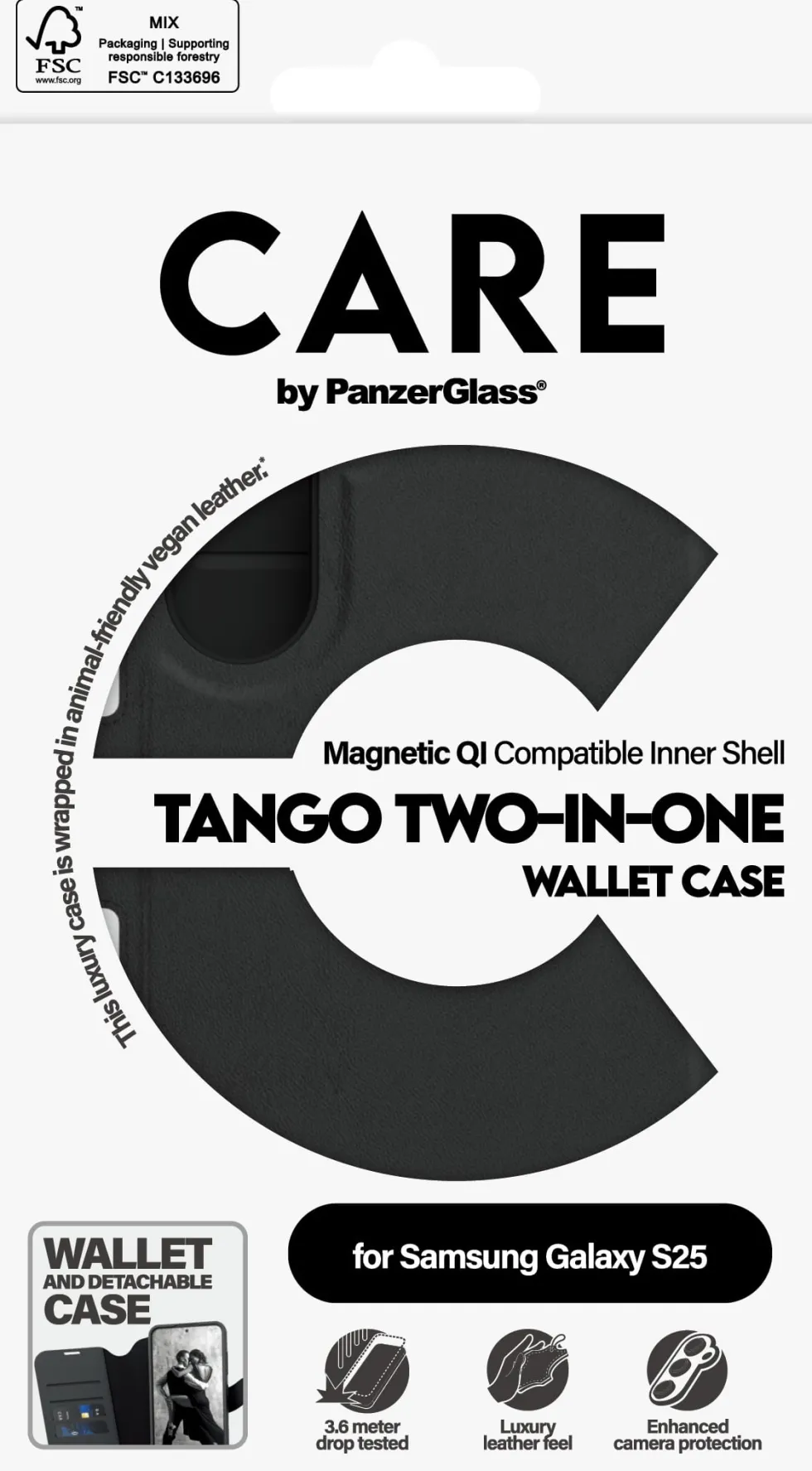CARE Tango Two-in-One Wallet Qi Samsung Galaxy S25