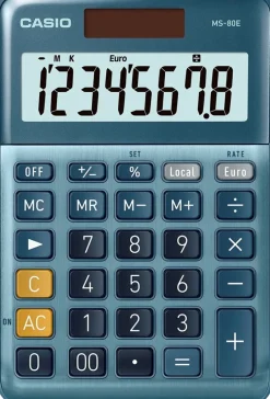 Casio calculator MS-80E, Blue