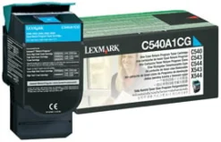C540/C543/C544 toner cyan return 1K