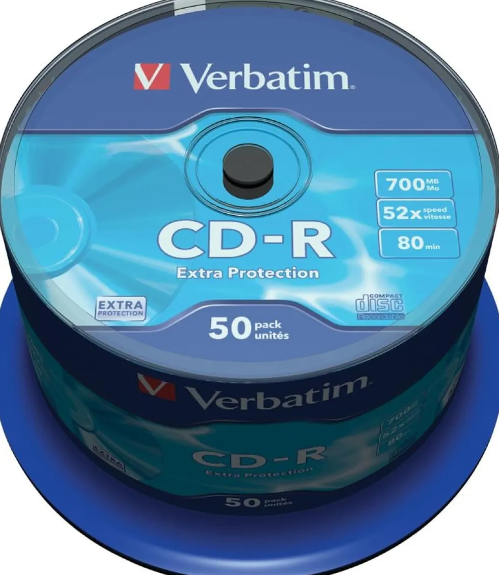 CD-R Verbatim Cakebox, 700Mb, 50/fp