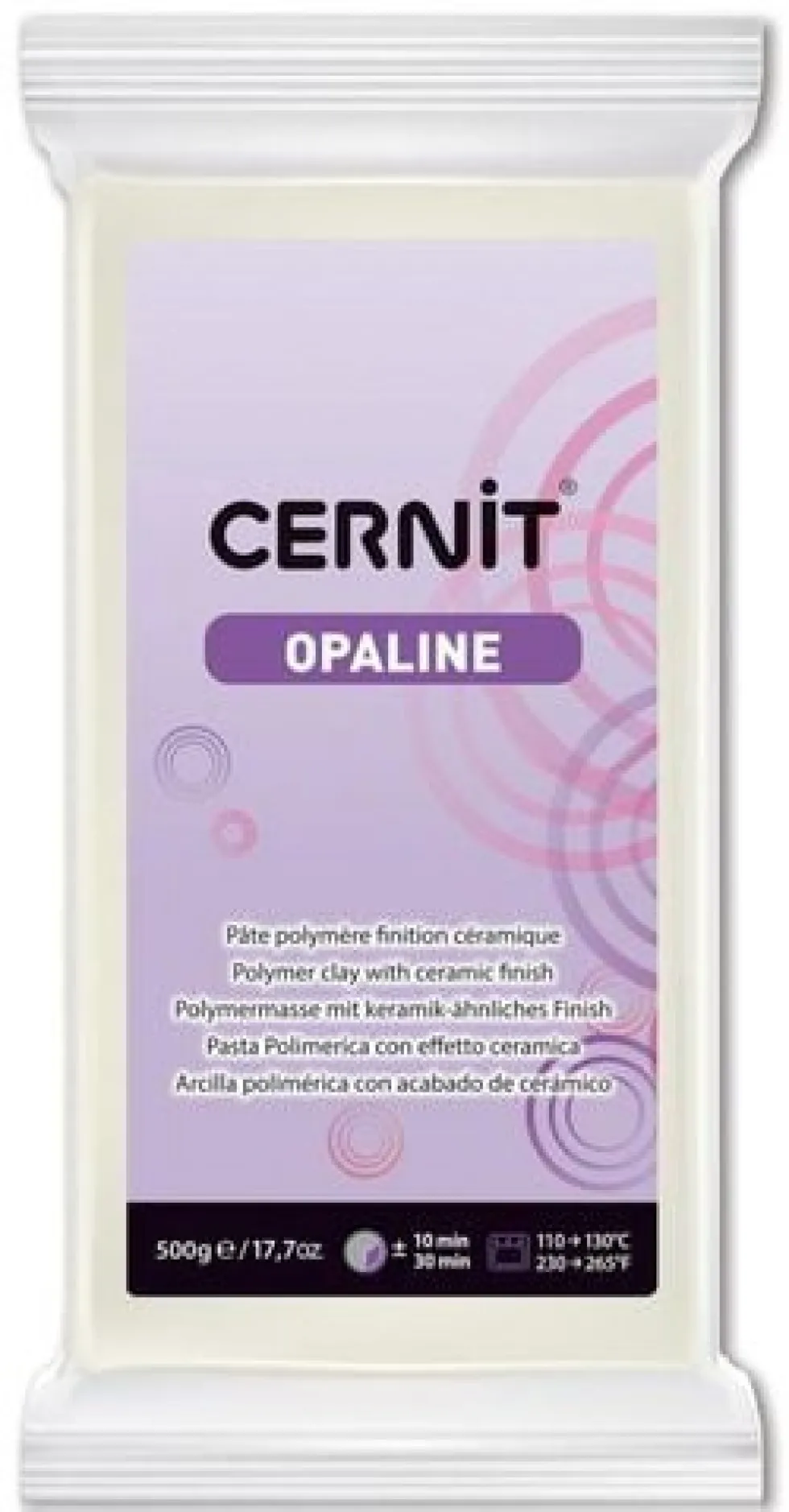 Cernit Opaline 010 Vit 500 gram