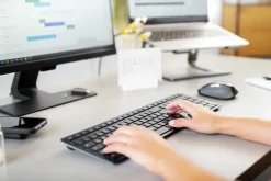 Cherry DW 9500 Slim Wireless Desktop, Svart/Grå