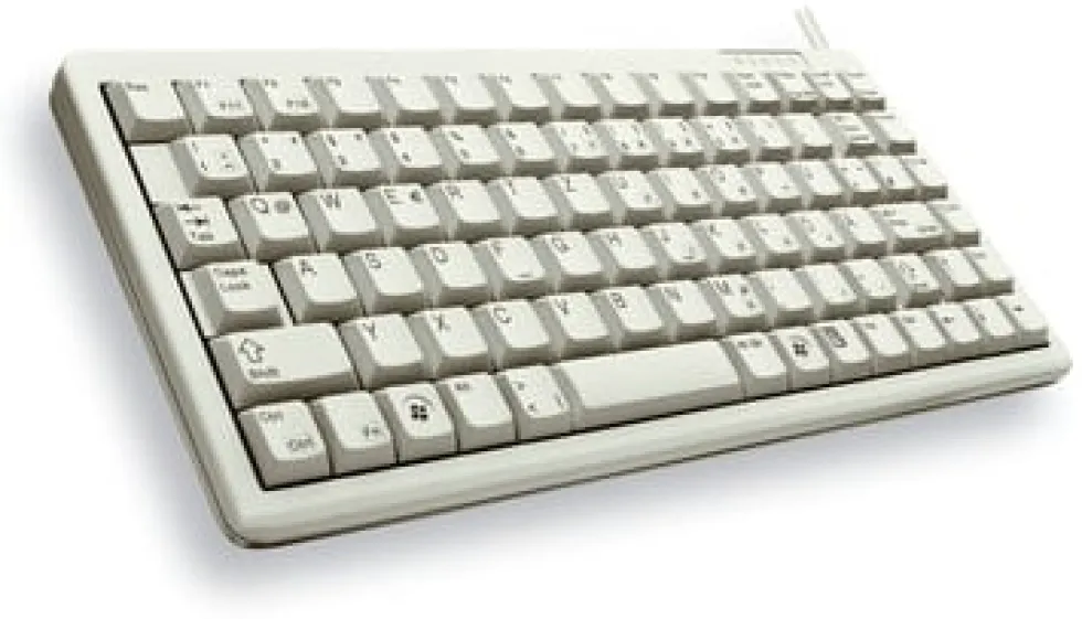 Cherry G84-4100 Compact-Keyboard, White (DE)