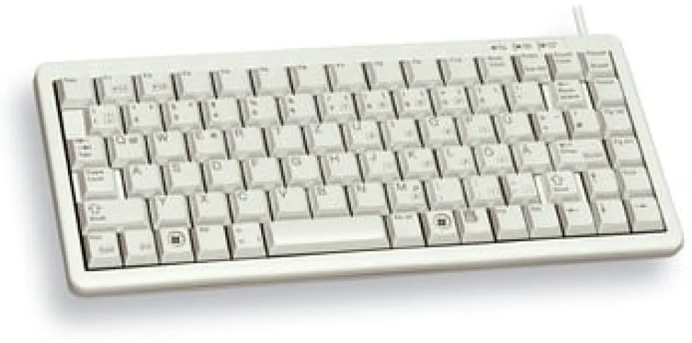 Cherry G84-4100 Compact-Keyboard, White (DE)