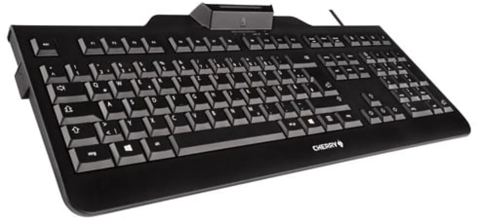 Cherry KC 1000 Keyboard (Chip Reader), Black