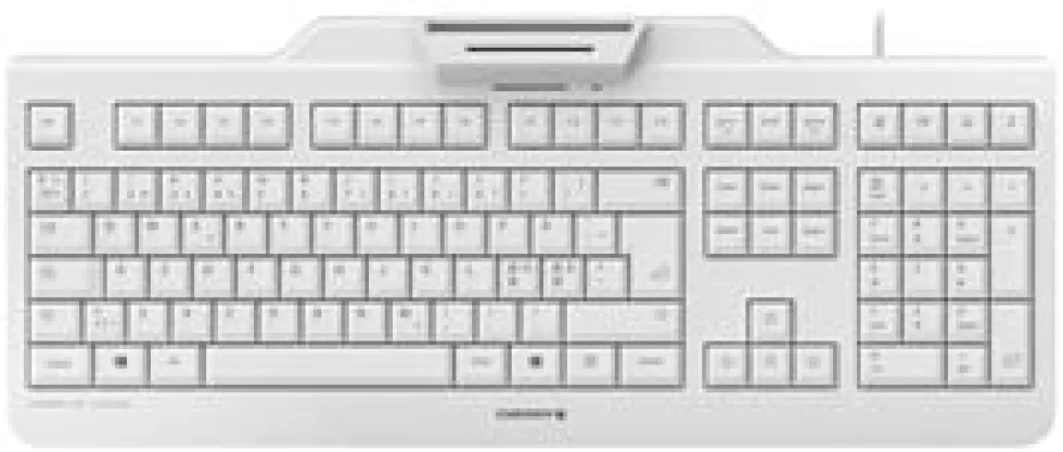 Cherry KC 1000 Keyboard (Chip Reader), White