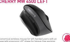 Cherry MW 4500 Left Wireless Mouse, Black