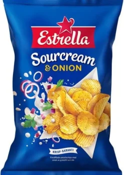 Chips ESTRELLA sourcream/onion 40g