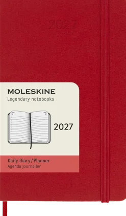 Classic Hard 12M Daily Pocket Röd 2027