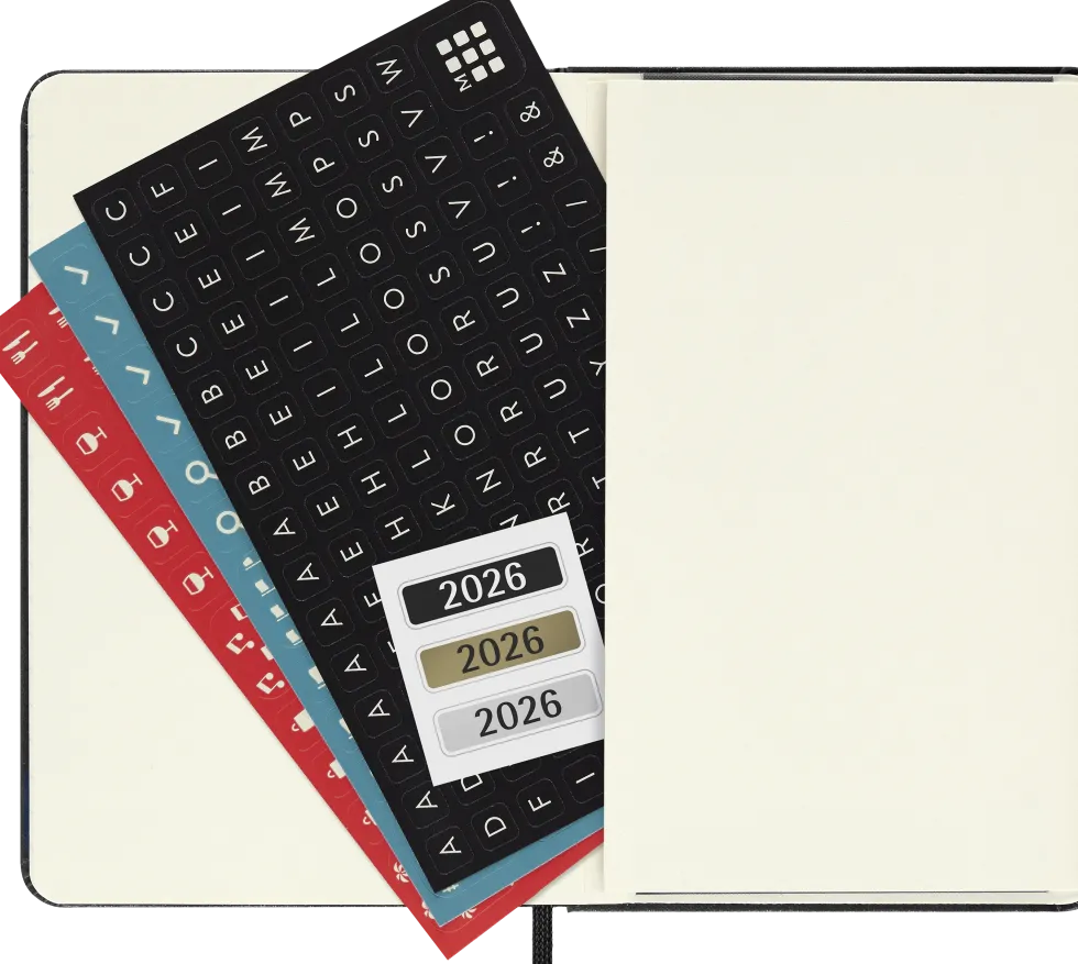 Classic Hard 12M Daily Pocket Svart 2026