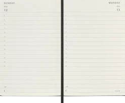 Classic Hard 12M Daily Pocket Svart 2026