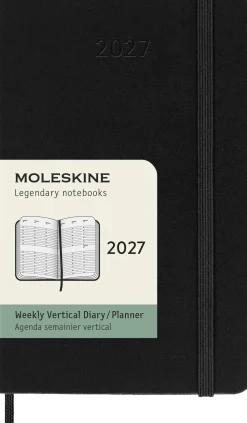 Classic Hard 12M Weekly Vertical Pocket Svart 2027