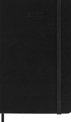 Classic Hard 12M Weekly Vertical Pocket Svart 2027
