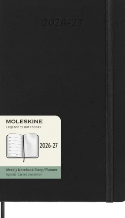 Classic Hard 18M 26/27 Week Note Large Svart