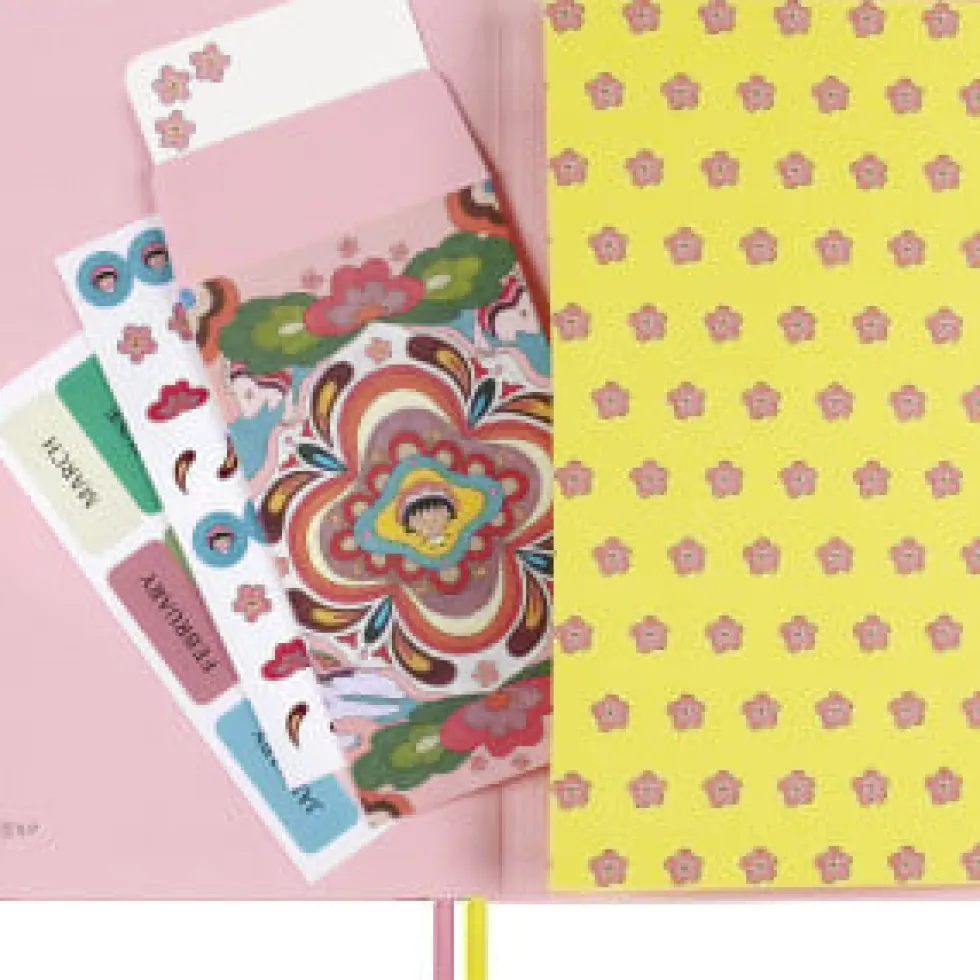 Classic Hard Odaterad WeekNote Large Sakura