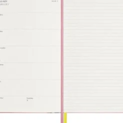Classic Hard Odaterad WeekNote Large Sakura
