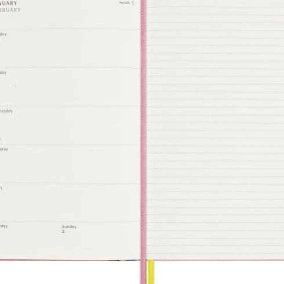 Classic Hard Odaterad WeekNote Large Sakura