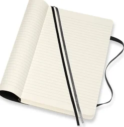 Classic Soft Expanded Linjerad Large Svart