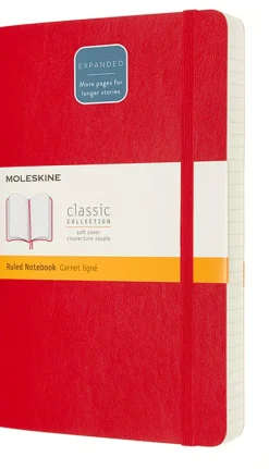 Classic Soft Expanded Linjerad Large Röd