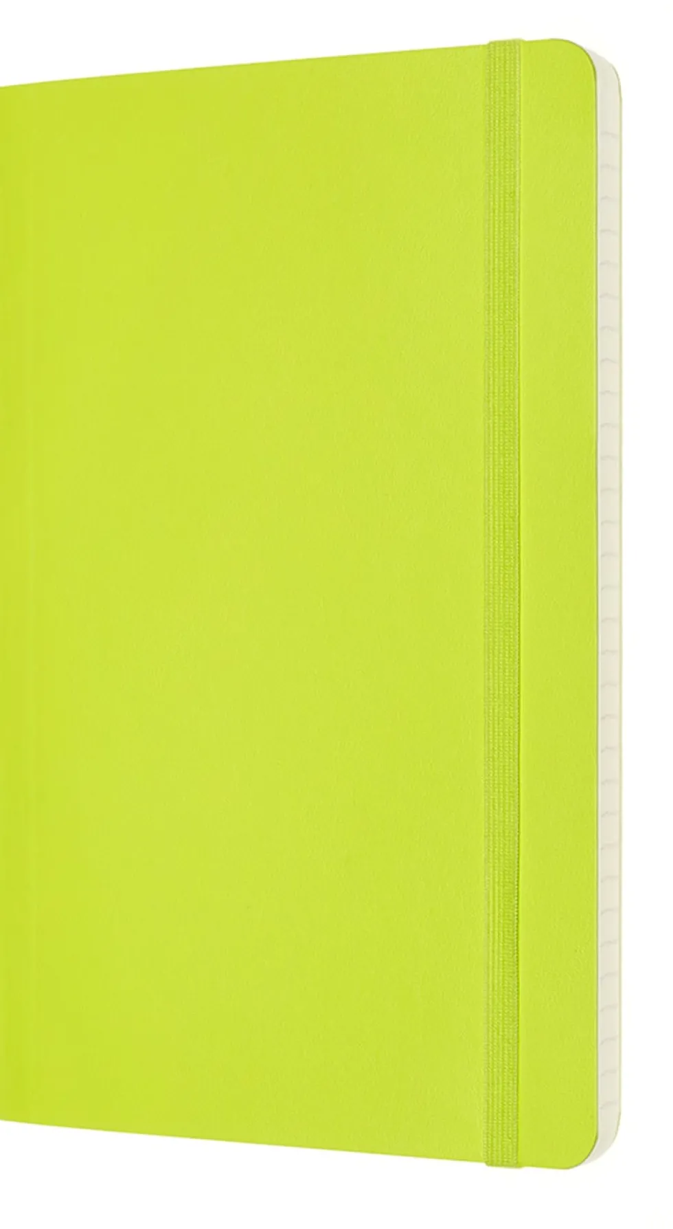 Classic Soft Linjerad Large Lemon Green