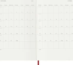 Classic Soft 12M Week Note Large Röd 2027
