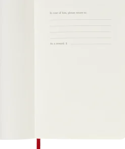 Classic Soft 12M Week Note Pocket Röd 2027