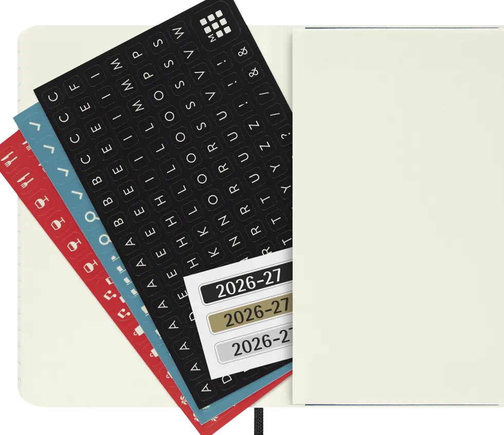 Classic Soft 18M 26/27 Week Note Pocket Svart