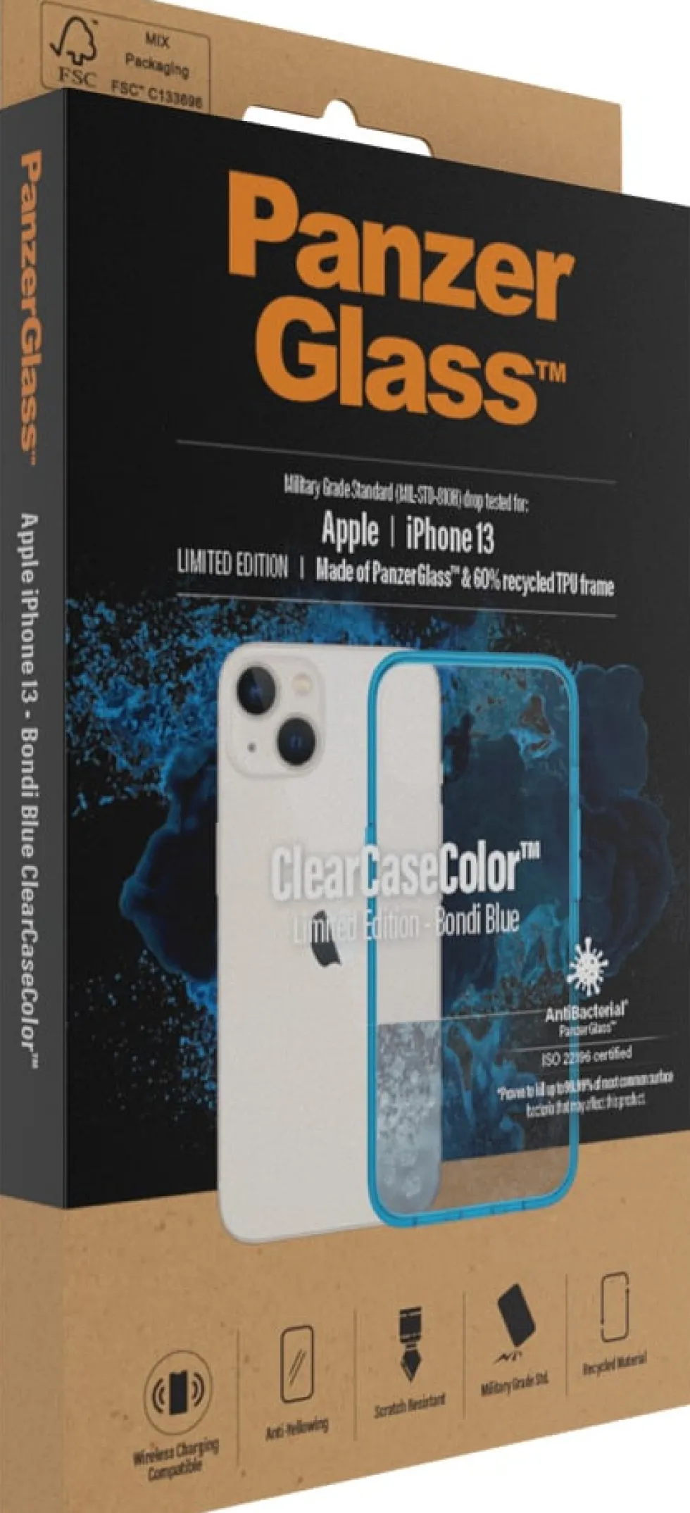ClearCase for iPhone 13, Bondi Blue (AB)