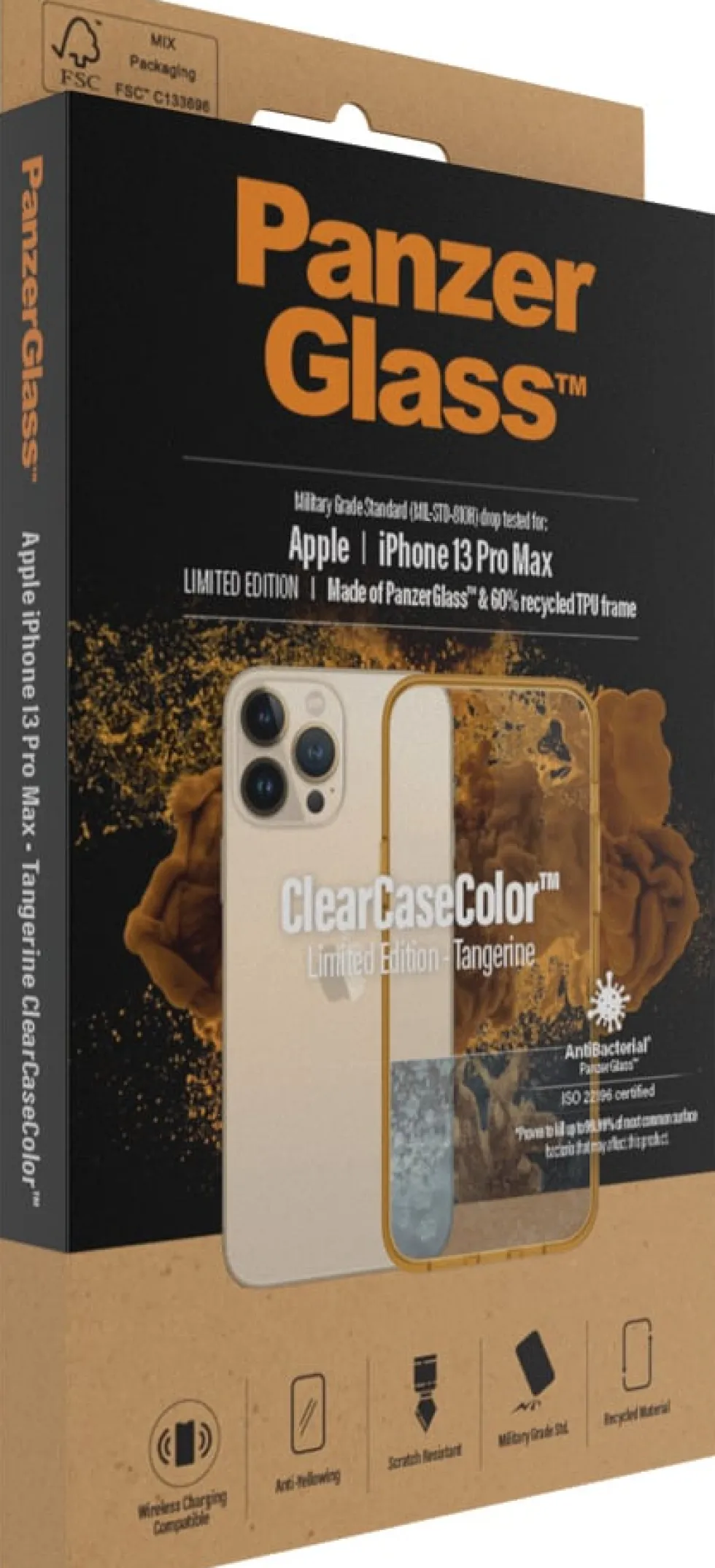 ClearCase for iPhone 13 Pro Max, Tangerine (AB)