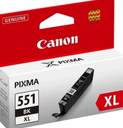 CLI-551 XL black ink tank, blistered