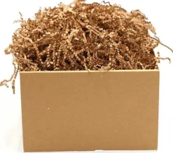 Crinkle craft, bruna pappersstrimlor, 1