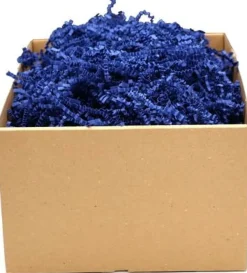 Crinkle craft mörkblåa pappersstrimlor 1