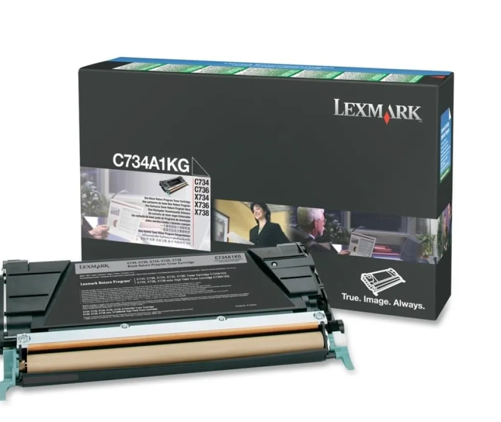 C734 toner black (prebate) 8K
