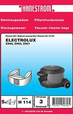 Dammsugarpåse ELECTROLUX Z940/Z950 5/fp