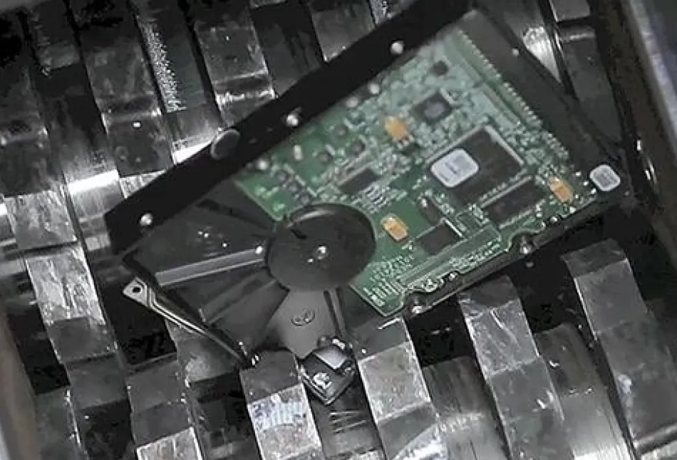 Dataförstöring HSM Powerline HDS 150, lagringsmedia, P-5