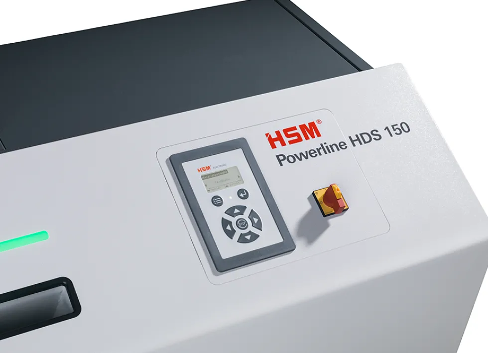 Dataförstöring HSM Powerline HDS 150, lagringsmedia, P-5