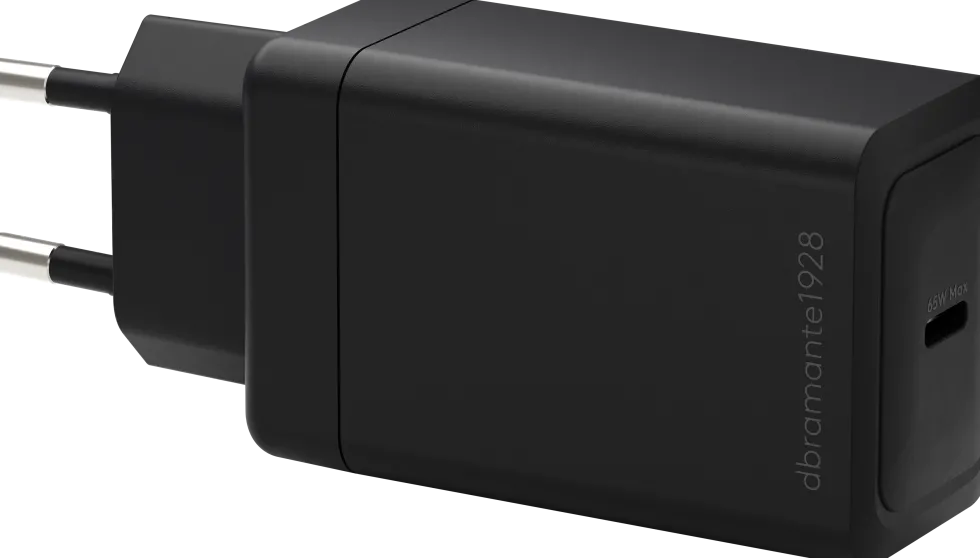 dbramante1928 re-charge - Strömadapter - 65 Watt (USB-C) - svart