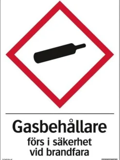 Dekal Gasbehållare 105x148mm